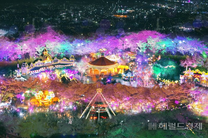 이월드 별빛축제장 전경.[이월드 제공]