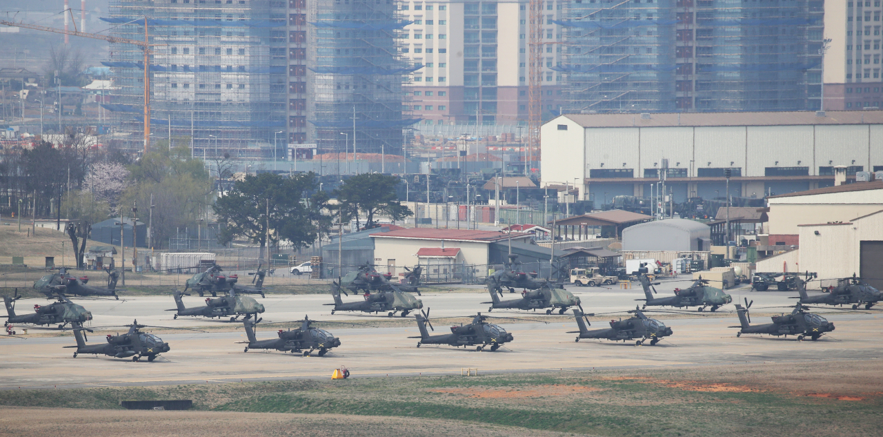 경기도 평택 주한미군 기지 캠프 험프리스 전경.[연합]