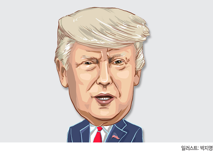 도널드 트럼프 미국 대통령.
