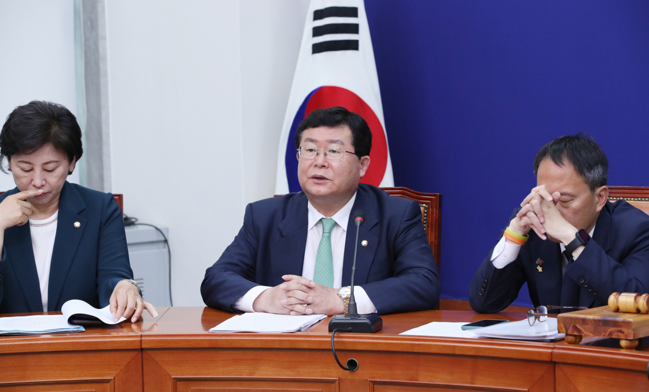 설훈 더불어민주당 최고위원. [연합]