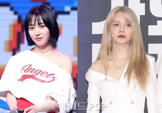 권민아, 지민/사진=헤럴드POP DB