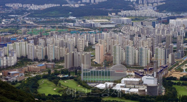 위례 신도시 전경. [헤럴드경제DB]