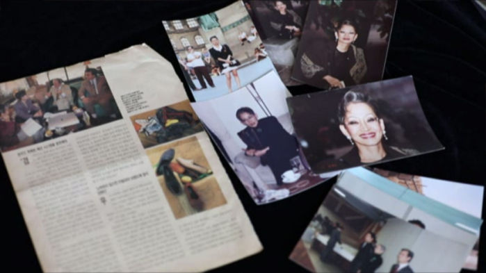 장명숙 씨의 3~40대 시절 사진과 당시 잡지 기사