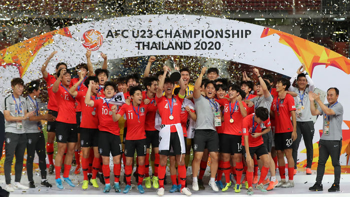 U-23 챔피언십 우승한 김학범호