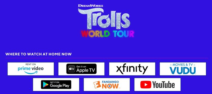 '트롤:월드투어'의 온라인 매출은 1000억 원을 돌파했다.