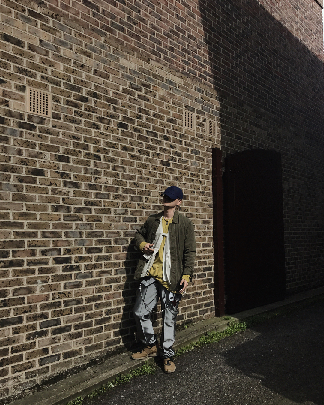 딘의 그런지룩 스타일링. © 뉴스1(딘 인스타그램 갈무리)