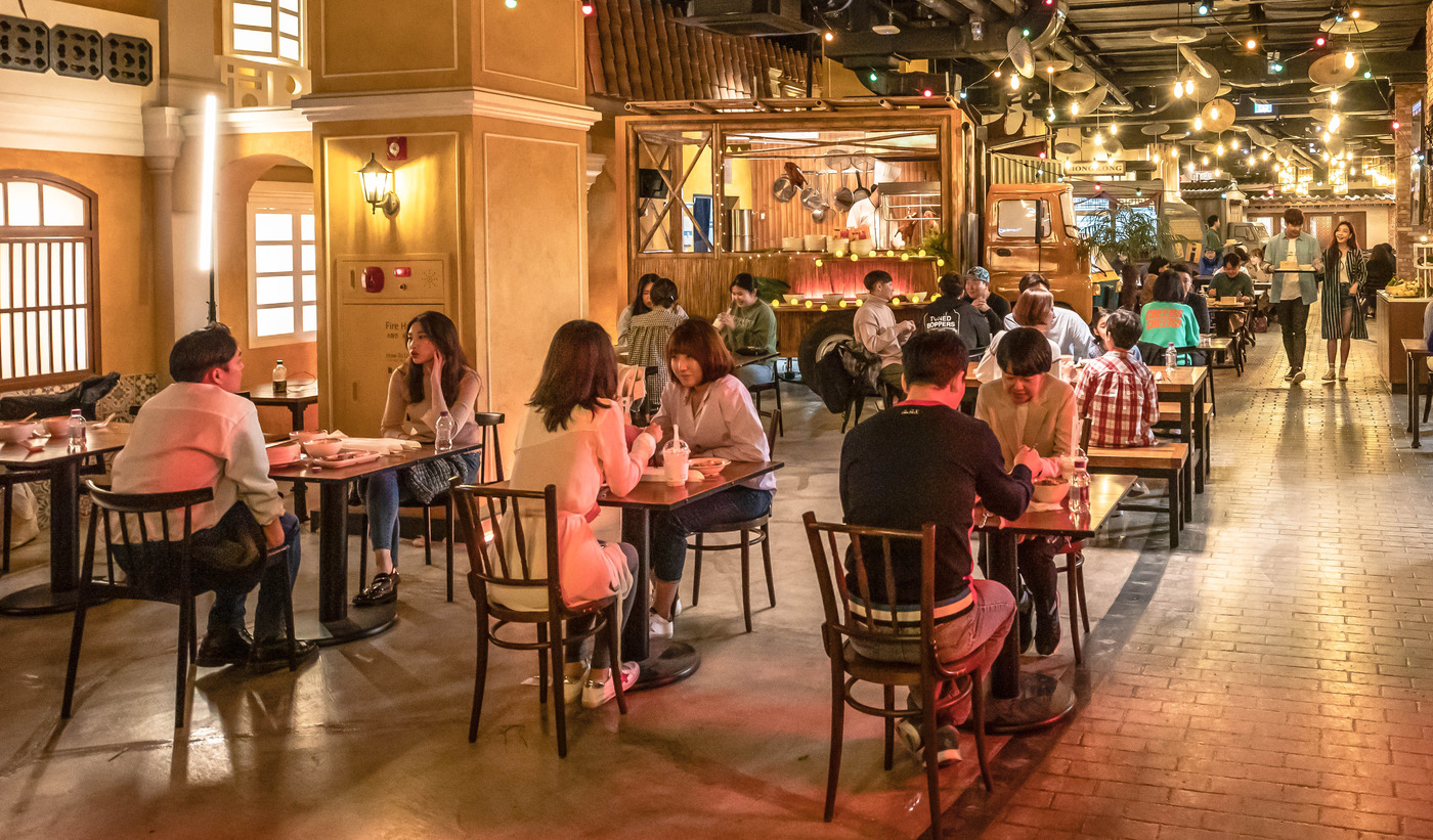 아시안 푸드 스트리트 전경