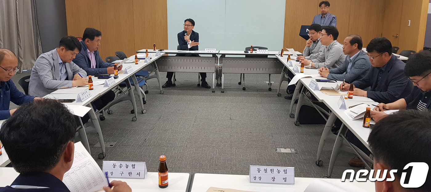 강원농협 쌀 생산 조정제(타작물 재배 지원사업) 사업 점검. © News1 홍성우 기자