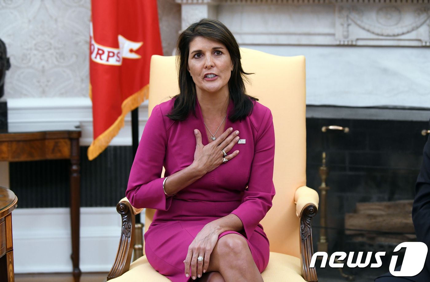 니키 헤일리 전 유엔주재 미국 대사. © AFP=뉴스1