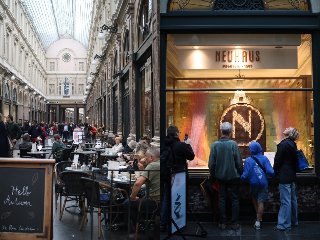 로열갤러리의 전경(왼쪽), 노이하우스 매장 앞© 뉴스1