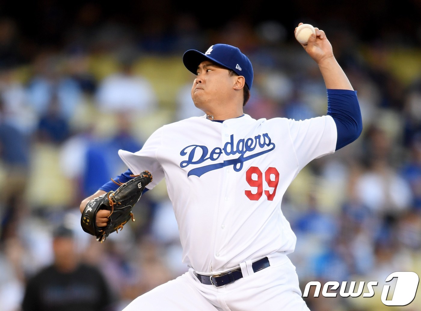 LA 다저스 류현진. © AFP=뉴스1