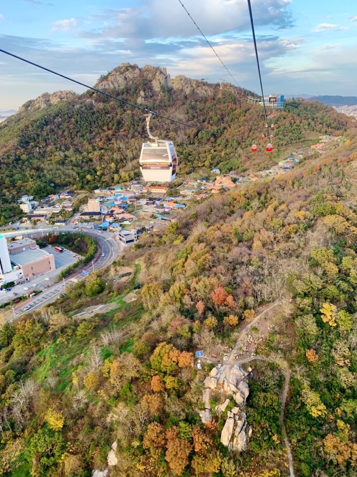케이블카를 타고 바라본 풍경© 뉴스1