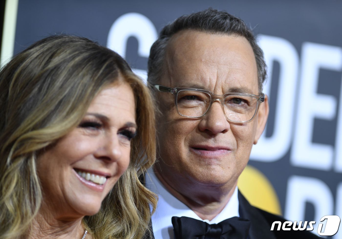 할리우드의 유명 배우 톰 행크스와 그의 부인 리타 윌슨. © AFP=뉴스1