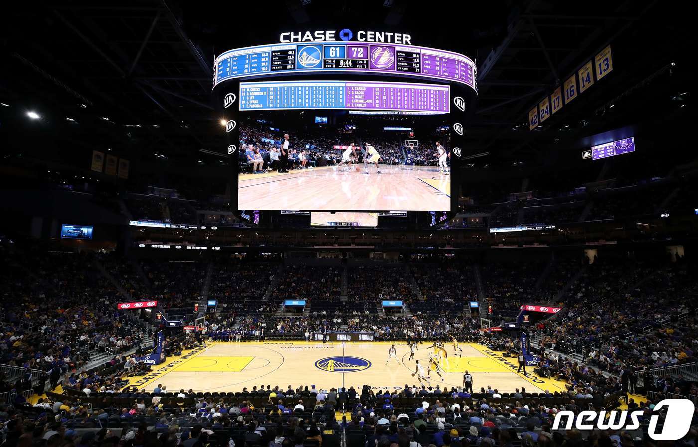 골든스테이트 워리어스 홈구장 체이스 센터. © AFP=뉴스1