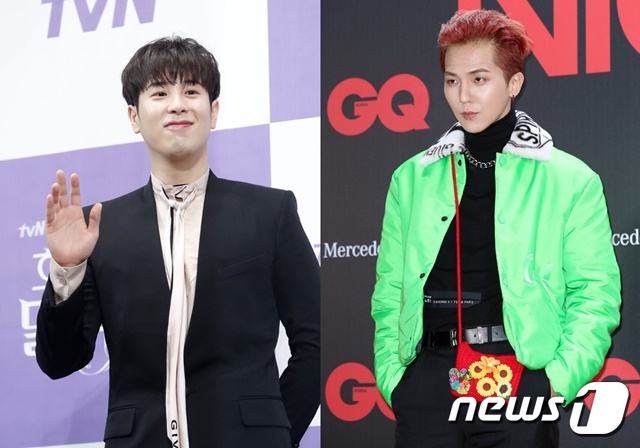피오(왼쪽)와 송민호 © 뉴스1