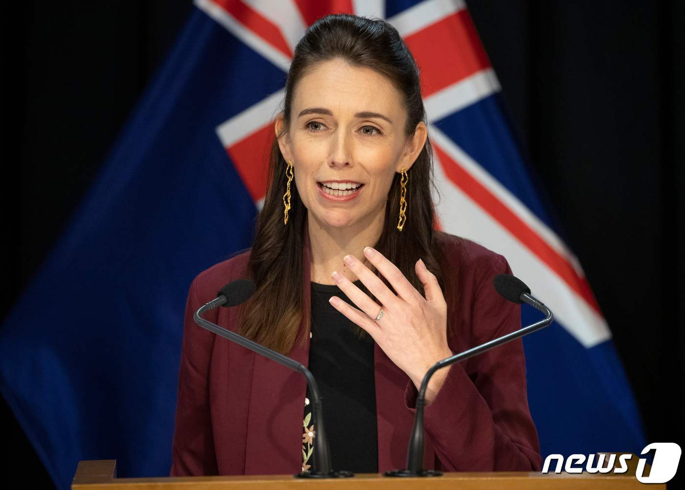 저신다 아던 뉴질랜드 총리. <자료사진> © AFP=뉴스1