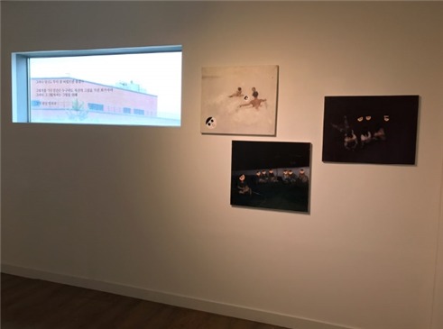 '곽경수 개인전' 전시 전경.(아트스페이스 휴 제공)© 뉴스1