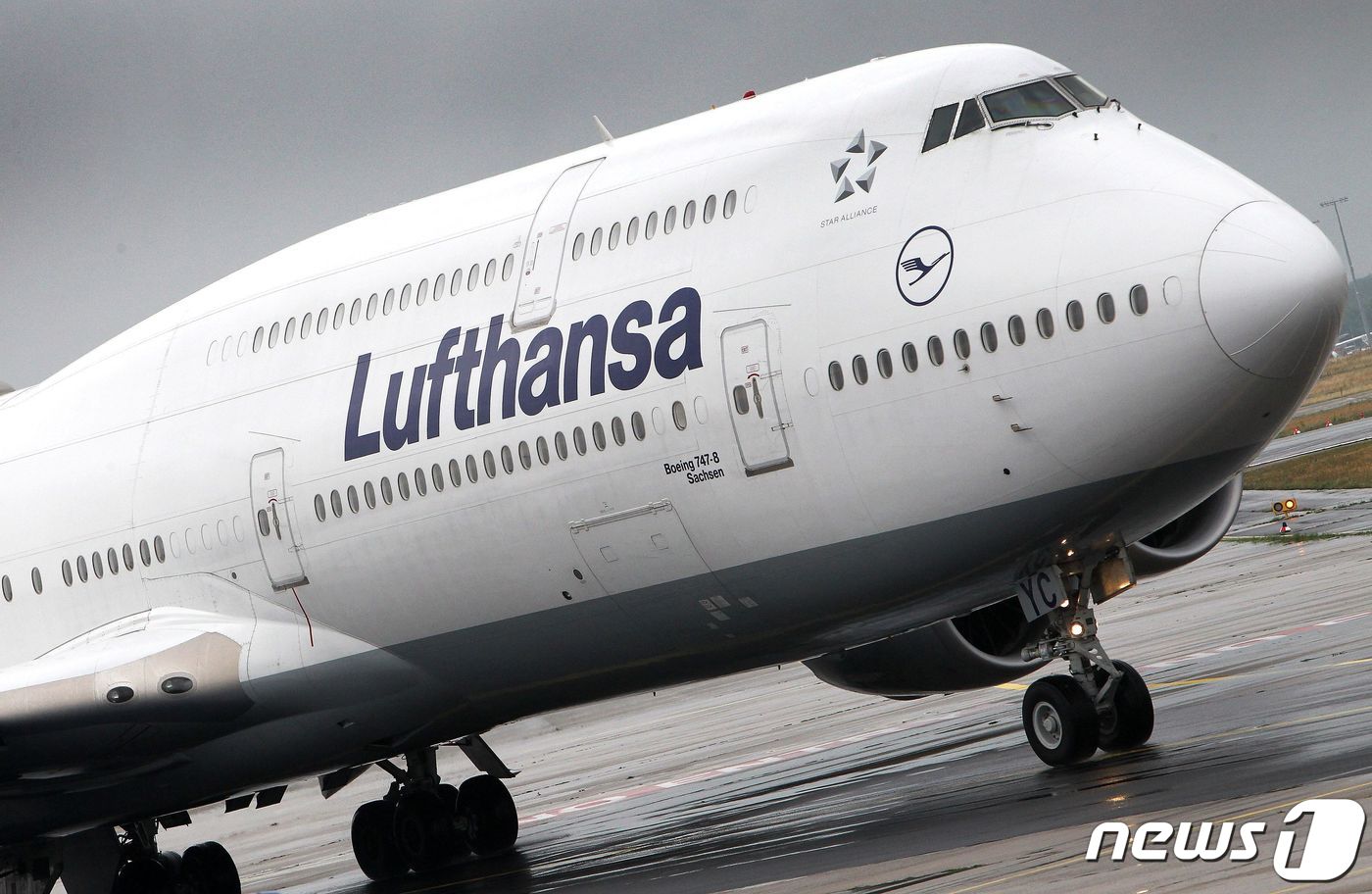 루프트한자의 B747-8I 항공기. © AFP=뉴스1