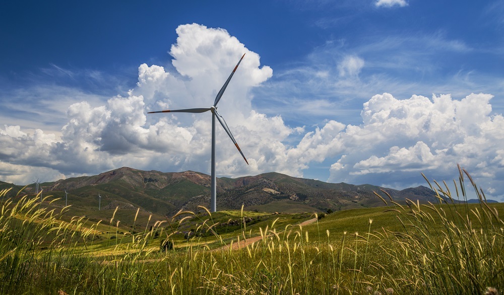 강원도 태백시의 바람의 언덕