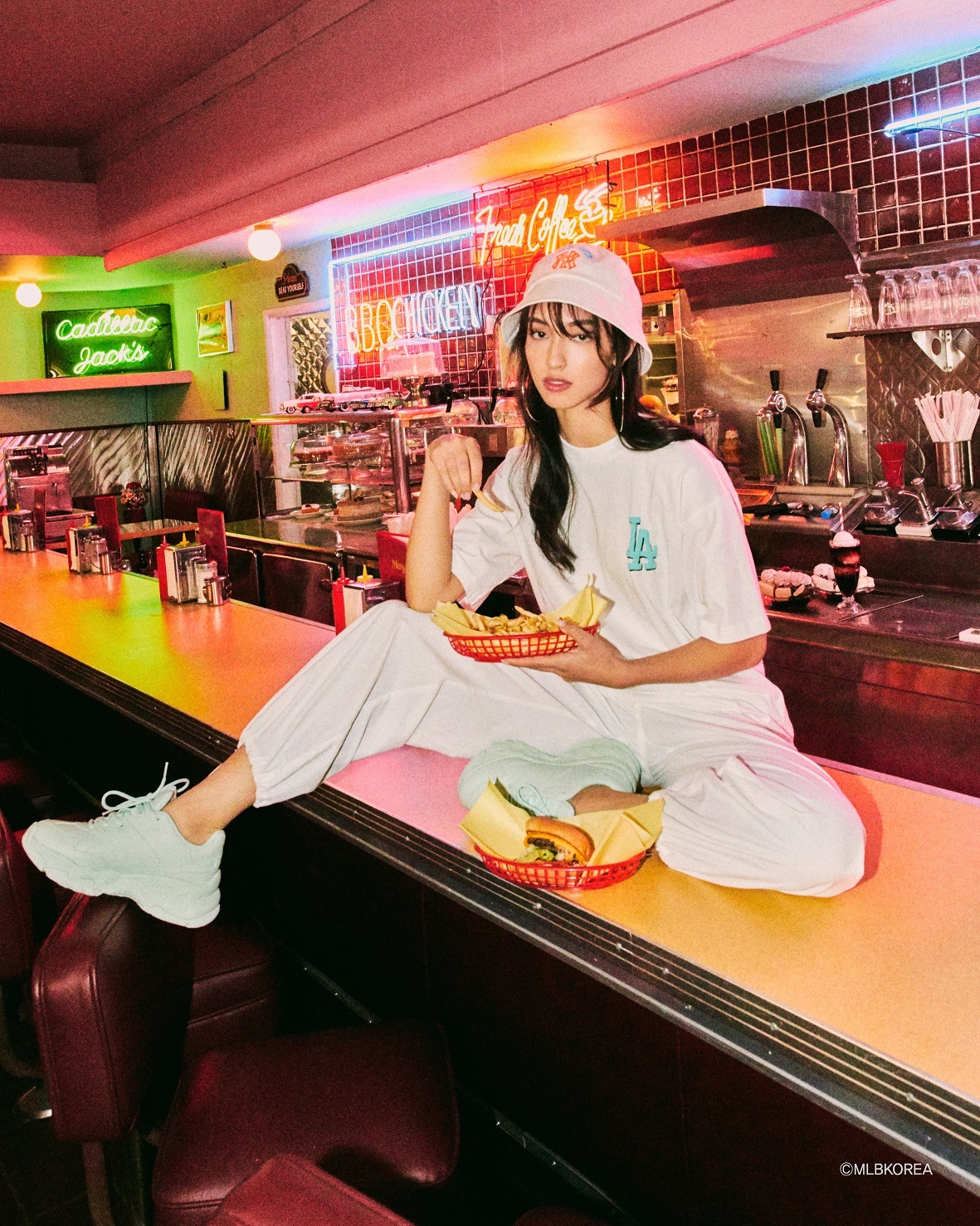 플레이 MLB 반팔 티셔츠 LA다저스.© 뉴스1