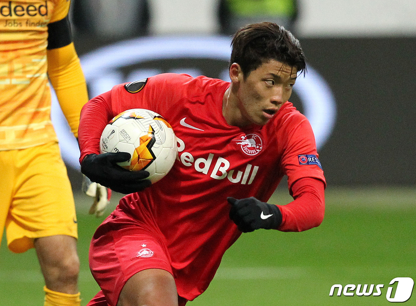 잘츠부르크의 황희찬. © AFP=뉴스1