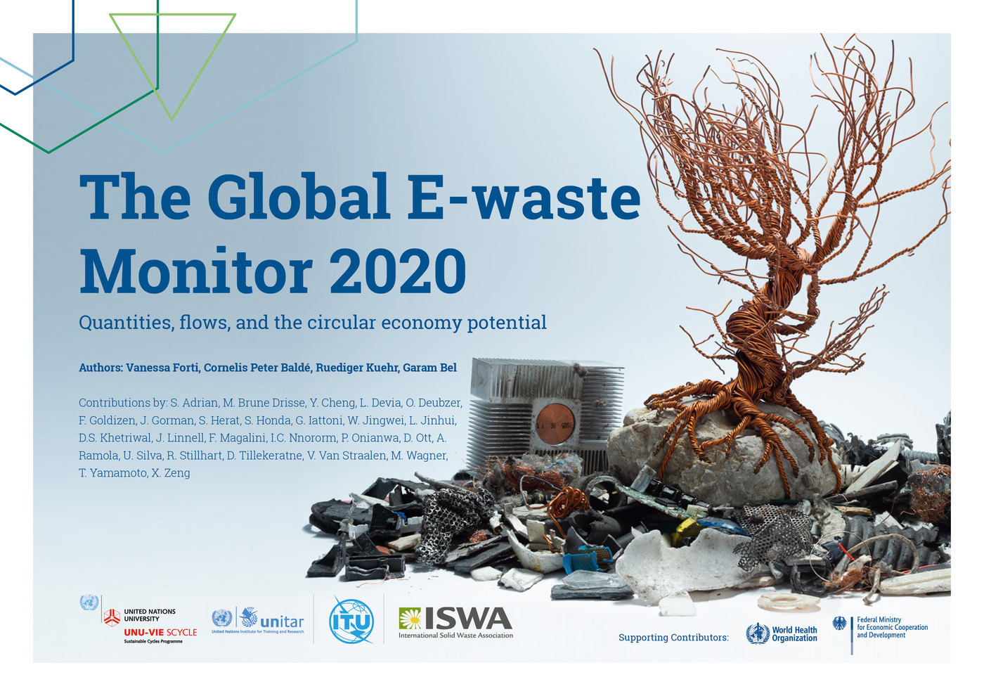 'THE GLOBAL E-WASTE MONITOR 2020' 보고서 표지 (UNITED NATIONS UNIVERSITY / ITU / UNITAR 제공) 2020.07.02 / 뉴스1