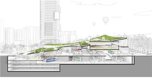차고지 단면 개념도./자료제공=서울시© 뉴스1