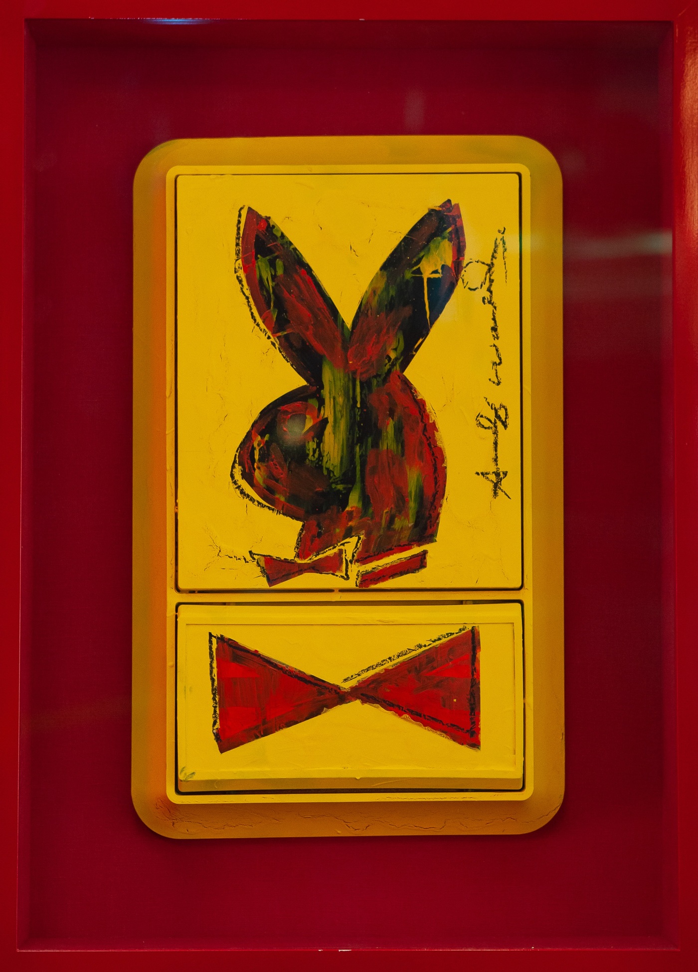 앤디 워홀 Andy Warhol, 버니 Bunny, 1980년대 Circa 1980, 시계에 혼합매체 Mixed media on clock, 72x52㎝.(피카프로젝트 제공)© 뉴스1