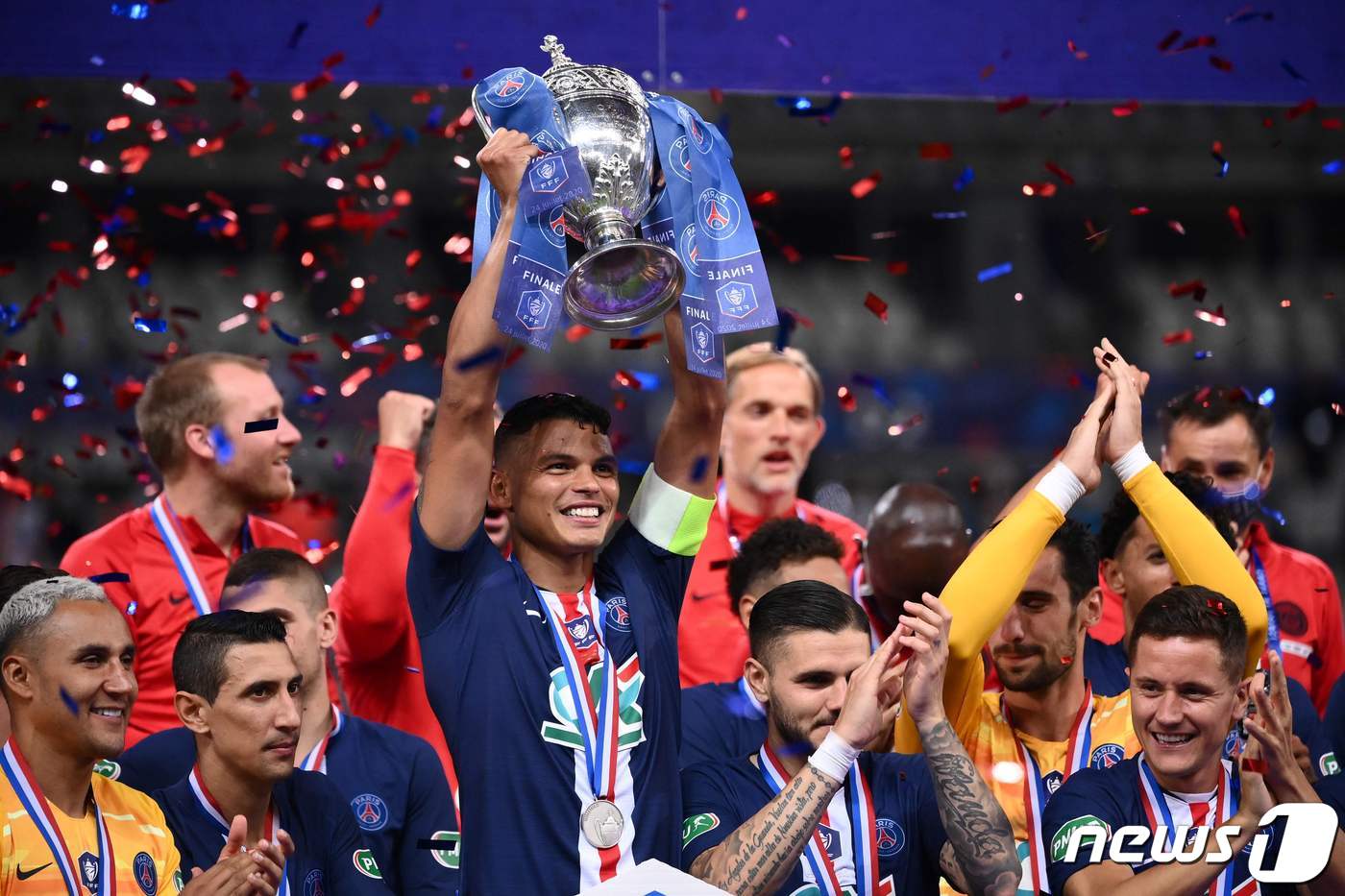 PSG가 프랑스 컵대회 정상에 올랐다. © AFP=뉴스1