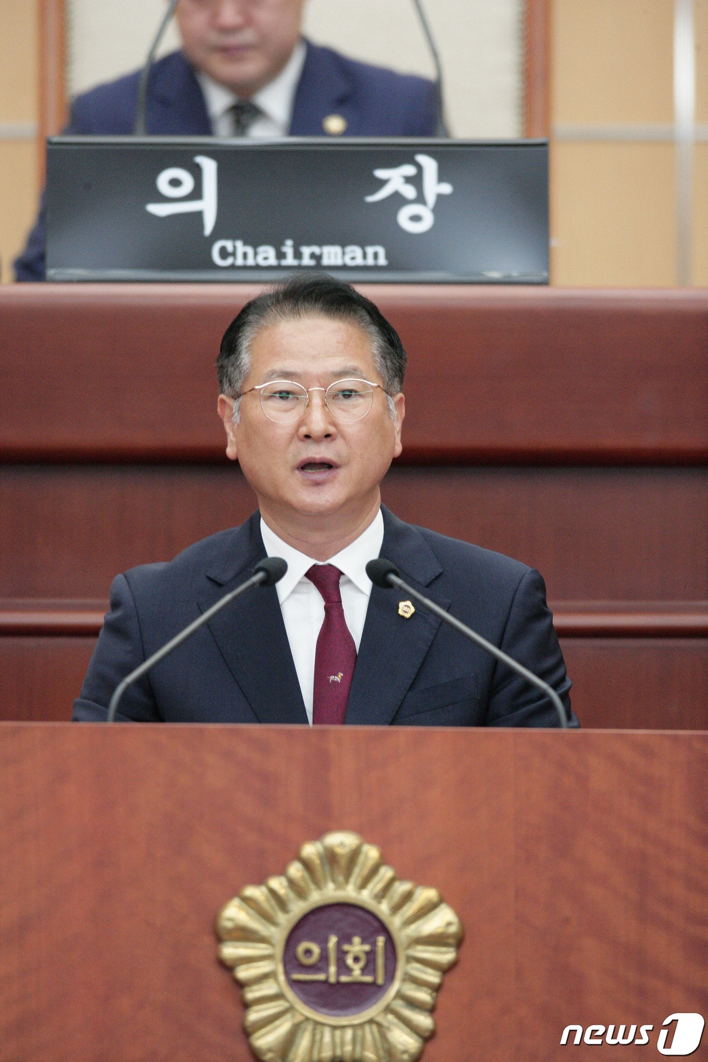 27일 김정수 전북도의원이 5분 발언을 하고 있다./뉴스1