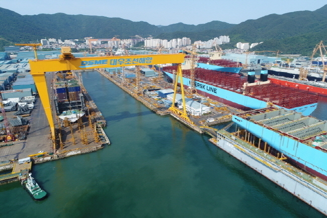 대우조선해양 거제 조선소 전경 [사진=대우조선해양]