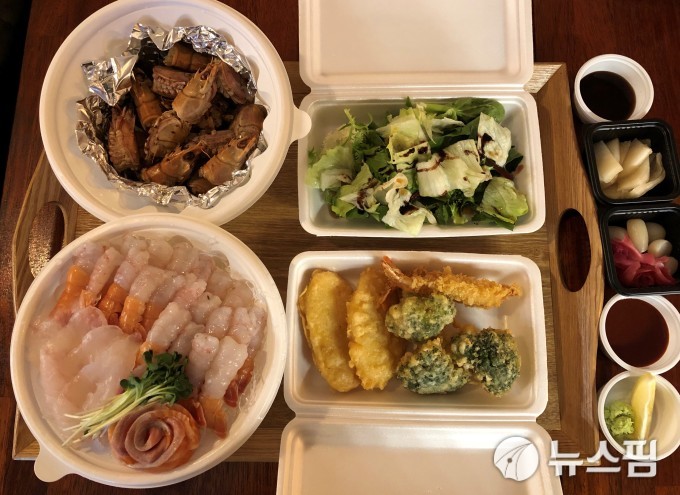 [제주=뉴스핌] 송유미 기자 = 쿠오모의 딱새우. 2019.02.13. yoomis@newspim.com