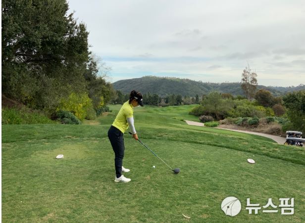 KIA클래식이 열리는 10번홀 전경. [사진= 전욱휴 해설위원·특파원]