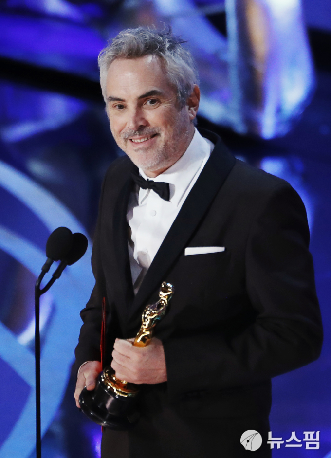 제91회 아카데미시상식에서 3관왕을 차지한 '로마' 알폰소 쿠아론 감독 [사진=로이터 뉴스핌]