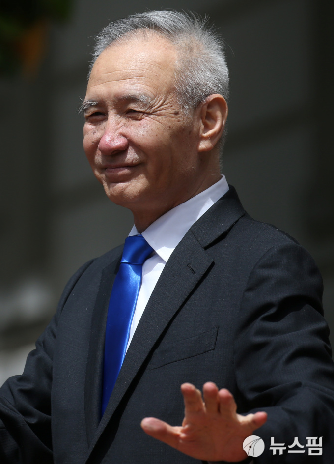 류허 중국 국무원 부총리.[사진=로이터 뉴스핌]