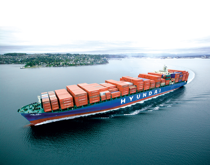 현대상선 컨테이너선. [사진=뉴스핌 DB]