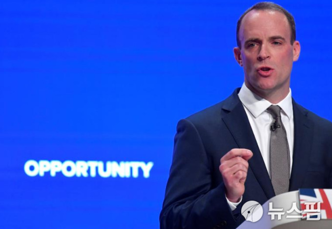 도미니크 랍 전 영국 브렉시트부 장관 [사진= 로이터 뉴스핌]