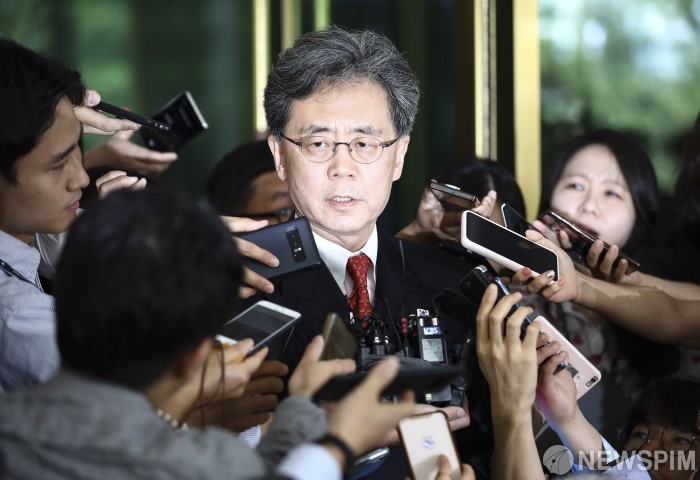 [서울=뉴스핌] 이한결 기자 = 김현종 청와대 국가안보실 2차장 alwaysame@newspim.com