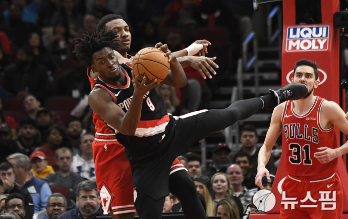 [서울=뉴스핌] 정윤영 기자 = 포틀랜드가 4연패에서 탈출했다. [사진=로이터 뉴스핌] 2019.11.26 yoonge93@newspim.com