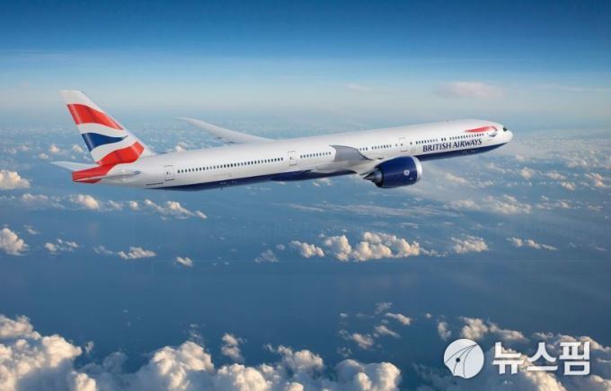 영국항공 소속 보잉 777X 항공기. 사진은 기사 내용과 무관. [사진=블룸버그통신]