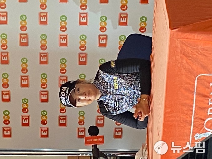 [이천=뉴스핌] 김용석 기자 = 밝은 모습으로 인터뷰에 응하는 이정은6. 2020.05.28 fineview@newspim.com