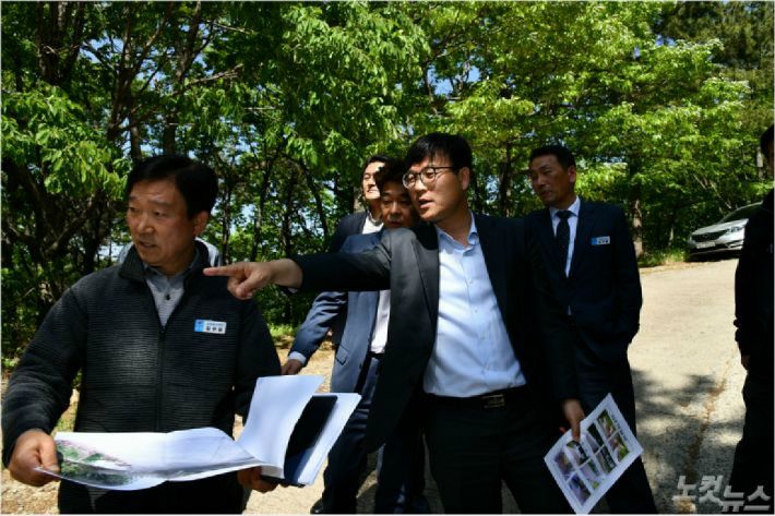 사업 현장 점검(사진=시청 제공)