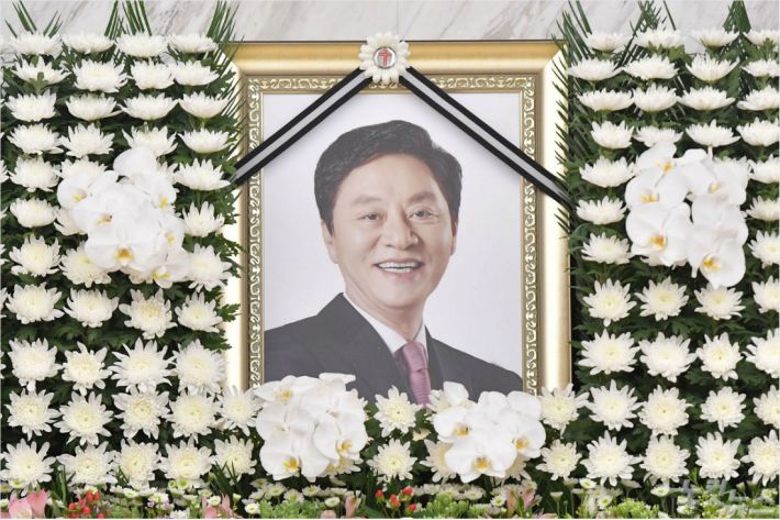 서울 신촌세브란스병원에 정두언 전 의원의 빈소가 차려져 있다. (사진=박종민 기자/자료사진)