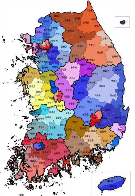 70개로 나눈 권역·지역 진료권 구분 결과. (사진=보건복지부 자료 발췌)