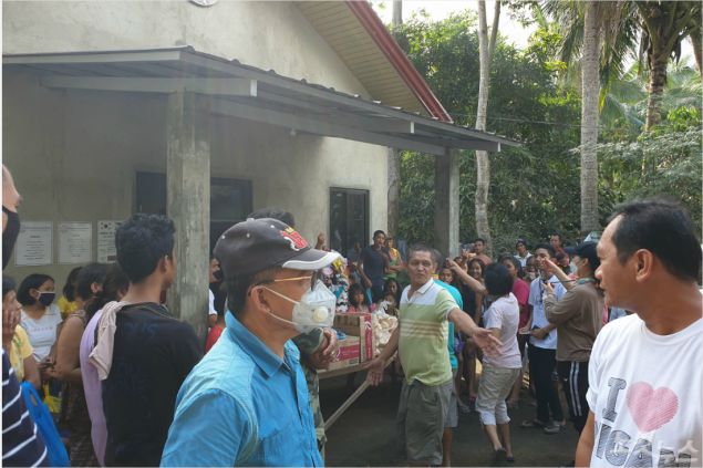 화산 이재민을 위한 임시 대피소가 된 인근 교회 (사진제공=장순현 선교사)