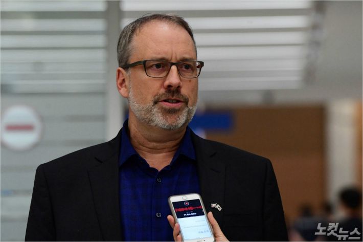 한미 방위비분담금 특별협정(SMA) 협상의 미국 수석대표 제임스 드하트 국무부 선임보좌관.(사진=황진환 기자/자료사진)