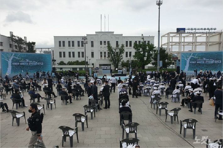 옛 전남도청 앞 518 민주광장(사진=조시영 기자)