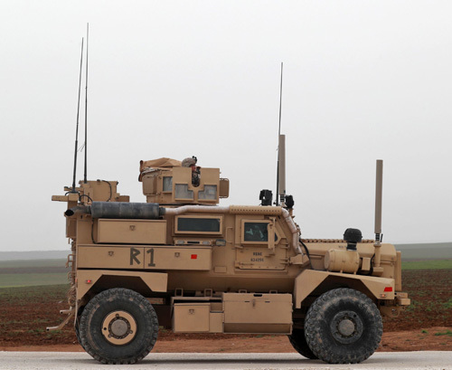 시리아 내 美 무장전투차량