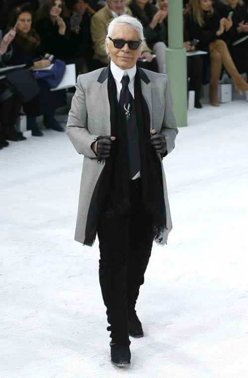 샤넬 크리에이티브 디렉터인 칼 라거펠트. 연합뉴스