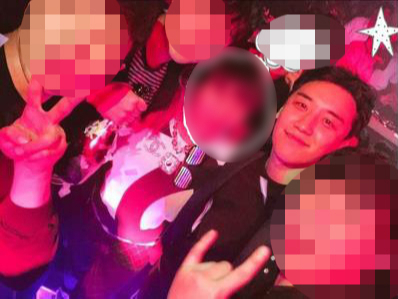 대만투자자 린사모 생일파티에 찍힌 승리. 인스타그램